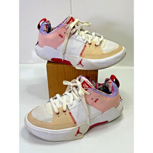 Nike Jordan One Take 4 SE Pink White Lavender Basketball Sneakers Girls 6Y